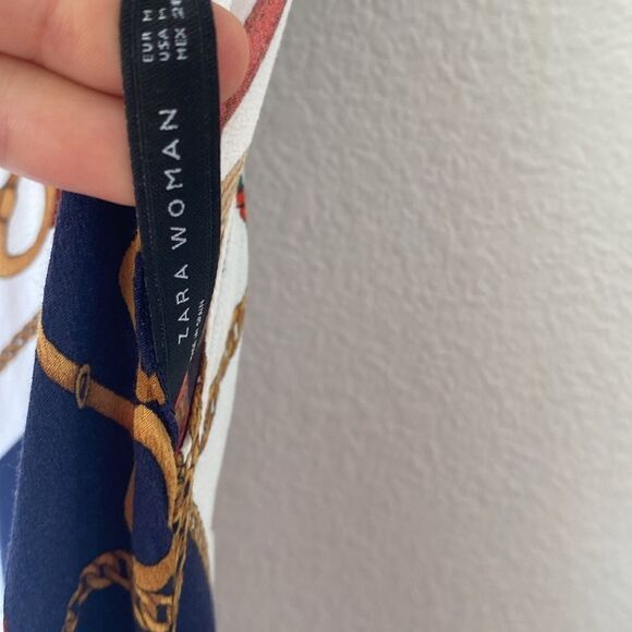 Zara Chain Print Braid Rope Dress - Picture 4 of 6